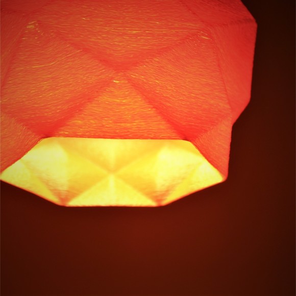 3DPPA Mirrored Lamp Shade | Home Decor | Gift Idea | Geometric - Picture 5 of 8